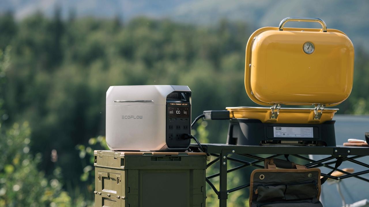 Energieversorung im Bayrischen Wald beim Barbecue